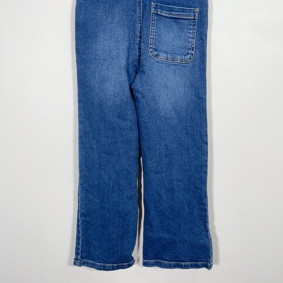 ZARA | GIRL'S FLARE INDIGO OVERALLS sz 7/8. Super cute! - Picture 8 of 14